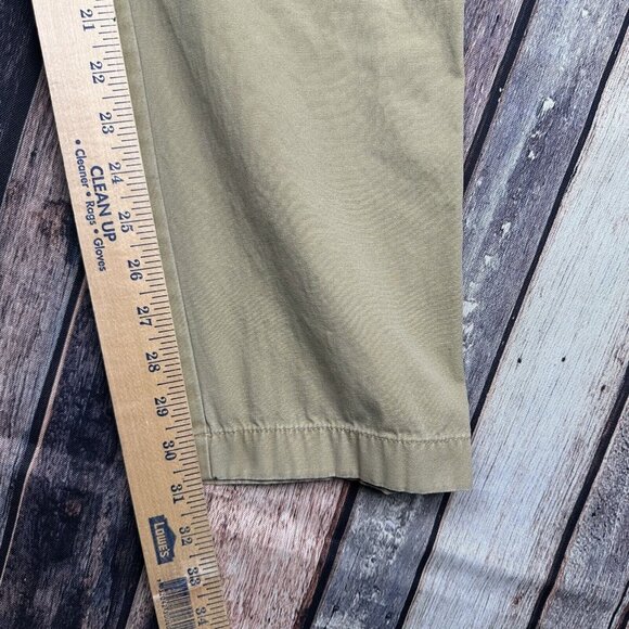 Marine Layer Pants Mens 36x32 (35x31) Tan Khaki Cotton Straight Button Fly Chino - Picture 11 of 14